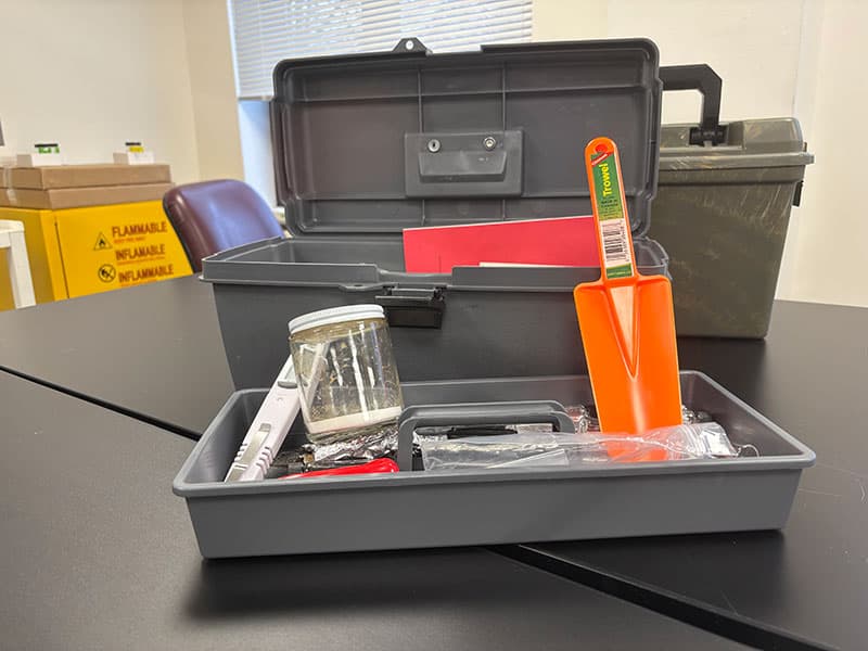 Animal forensics evidence collection kit and tools